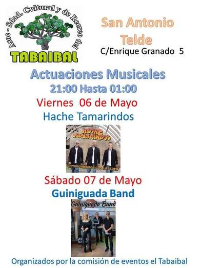 Cartel de las dos actuaciones/TA.